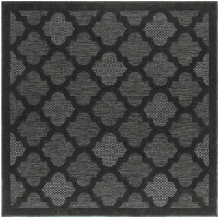 Nourison Easy Care NES01 Charcoal Black Area Rug Main Image