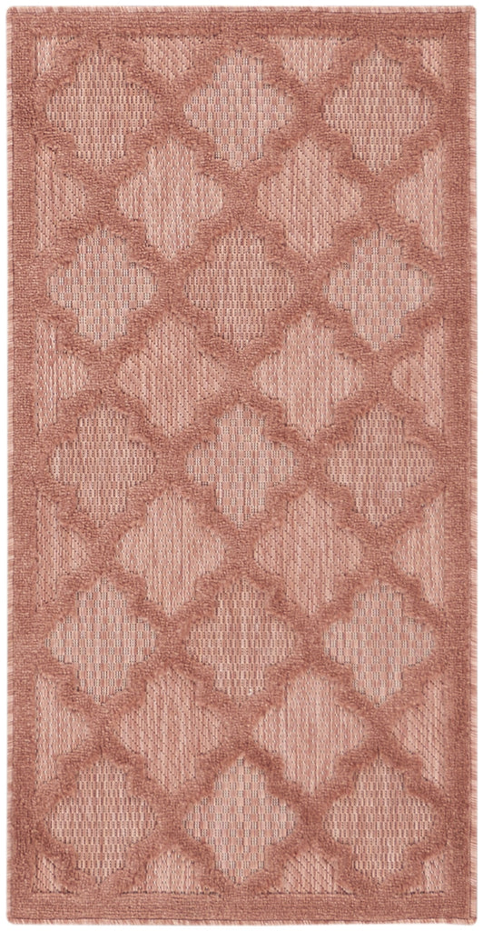 Nourison Easy Care NES01 Coral Orange Area Rug main image