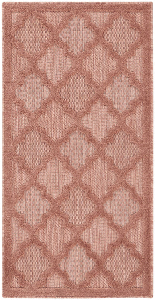 Nourison Easy Care NES01 Coral Orange Area Rug main image