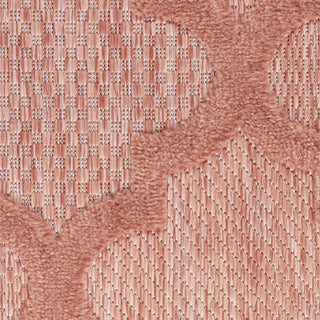 Nourison Easy Care NES01 Coral Orange Area Rug Swatch Image