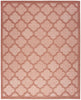 Nourison Easy Care NES01 Coral Orange Area Rug Main Image