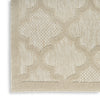 Nourison Easy Care NES01 Cream Area Rug Texture Image