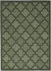 Nourison Easy Care NES01 Green Area Rug Main Image