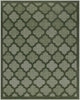 Nourison Easy Care NES01 Green Area Rug Main Image
