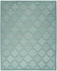 Nourison Easy Care NES01 Aqua Teal Area Rug 