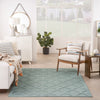 Nourison Easy Care NES01 Aqua Teal Area Rug 