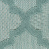 Nourison Easy Care NES01 Aqua Teal Area Rug 
