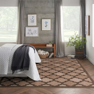 Nourison Easy Care NES01 Brown Area Rug 
