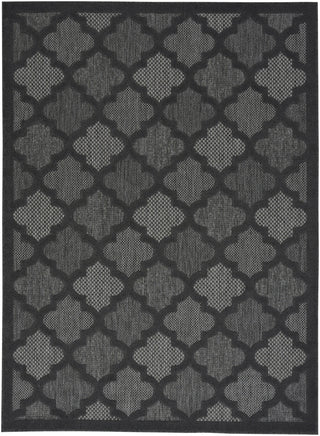 Nourison Easy Care NES01 Charcoal Black Area Rug 
