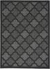 Nourison Easy Care NES01 Charcoal Black Area Rug 