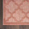 Nourison Easy Care NES01 Coral Orange Area Rug 