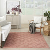 Nourison Easy Care NES01 Coral Orange Area Rug 