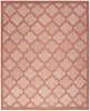 Nourison Easy Care NES01 Coral Orange Area Rug 