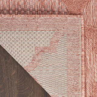 Nourison Easy Care NES01 Coral Orange Area Rug 