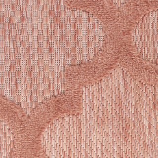 Nourison Easy Care NES01 Coral Orange Area Rug 