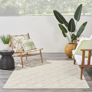 Nourison Easy Care NES01 Cream Area Rug 