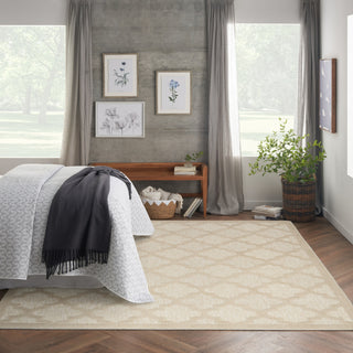Nourison Easy Care NES01 Cream Area Rug 