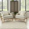 Nourison Easy Care NES01 Cream Area Rug 