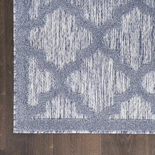 Nourison Easy Care NES01 Denim Blue Area Rug 