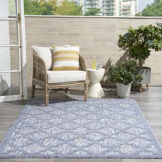 Nourison Easy Care NES01 Denim Blue Area Rug 