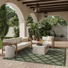 Nourison Easy Care NES01 Green Area Rug 