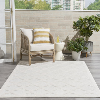 Nourison Easy Care NES01 Ivory White Area Rug 