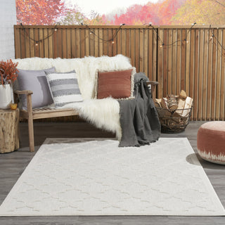 Nourison Easy Care NES01 Ivory White Area Rug 