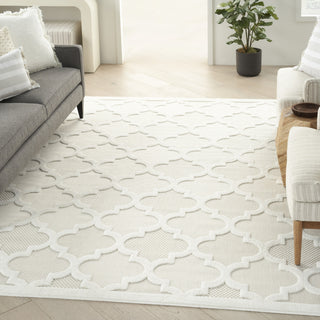 Nourison Easy Care NES01 Ivory White Area Rug 