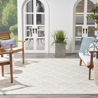 Nourison Easy Care NES01 Ivory White Area Rug 
