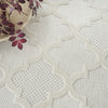 Nourison Easy Care NES01 Ivory White Area Rug 