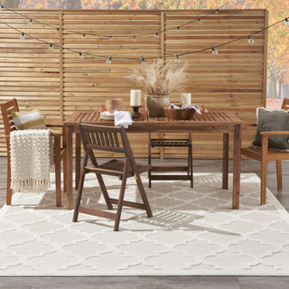 Nourison Easy Care NES01 Ivory White Area Rug 