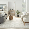 Nourison Easy Care NES01 Ivory White Area Rug 