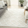 Nourison Easy Care NES01 Ivory White Area Rug 