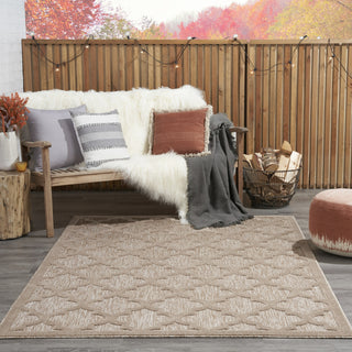 Nourison Easy Care NES01 Natural Beige Area Rug 