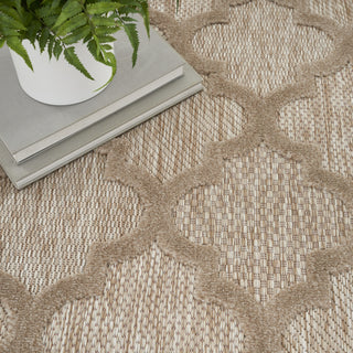 Nourison Easy Care NES01 Natural Beige Area Rug 