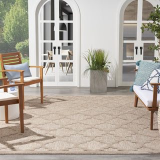 Nourison Easy Care NES01 Natural Beige Area Rug 