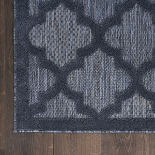 Nourison Easy Care NES01 Navy Blue Area Rug 