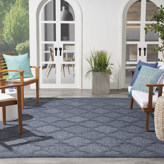 Nourison Easy Care NES01 Navy Blue Area Rug 