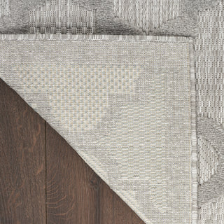 Nourison Easy Care NES01 Silver Grey Area Rug 
