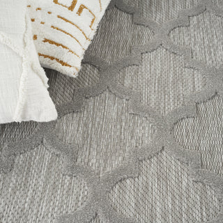 Nourison Easy Care NES01 Silver Grey Area Rug 