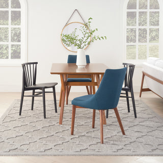 Nourison Easy Care NES01 Silver Grey Area Rug Main Image