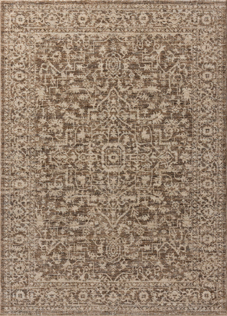 Loloi II Newman NEW-02 Dark Taupe / Natural Area Rug main image