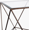 Surya Neo Geo NGO-003 Clear / Metallic-Copper Furniture Corner Shot