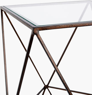 Surya Neo Geo NGO-003 Clear / Metallic-Copper Furniture Corner Shot