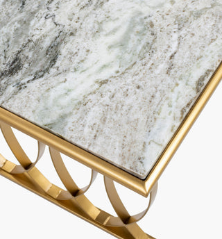 Surya Nishka NHA-100 White / Gold Furniture Main Image