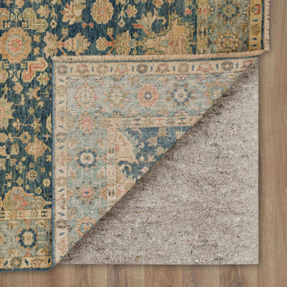 Karastan Sundar Nisha Navy Area Rug Back Image