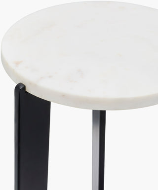 Surya Nisse NISS-003 White / Black Furniture main image