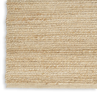 Nourison Natural Jute NJT01 Bleached Area Rug Texture Image