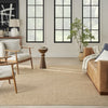 Nourison Natural Jute NJT01 Bleached Area Rug Swatch Image