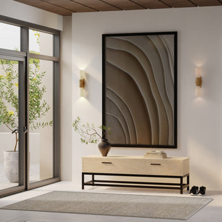 Nourison Natural Jute NJT01 Grey Area Rug Corner Image